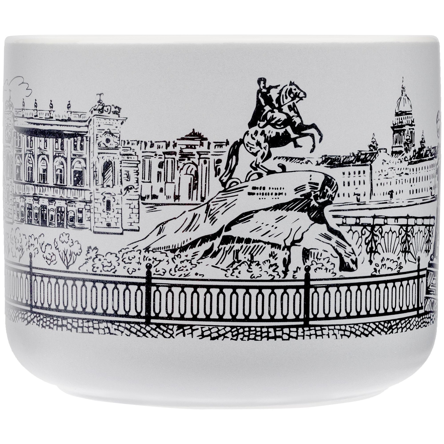 Чашка Fusion, серая с логотипом