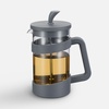 Френч-пресс Linea Franco, серый с логотипом