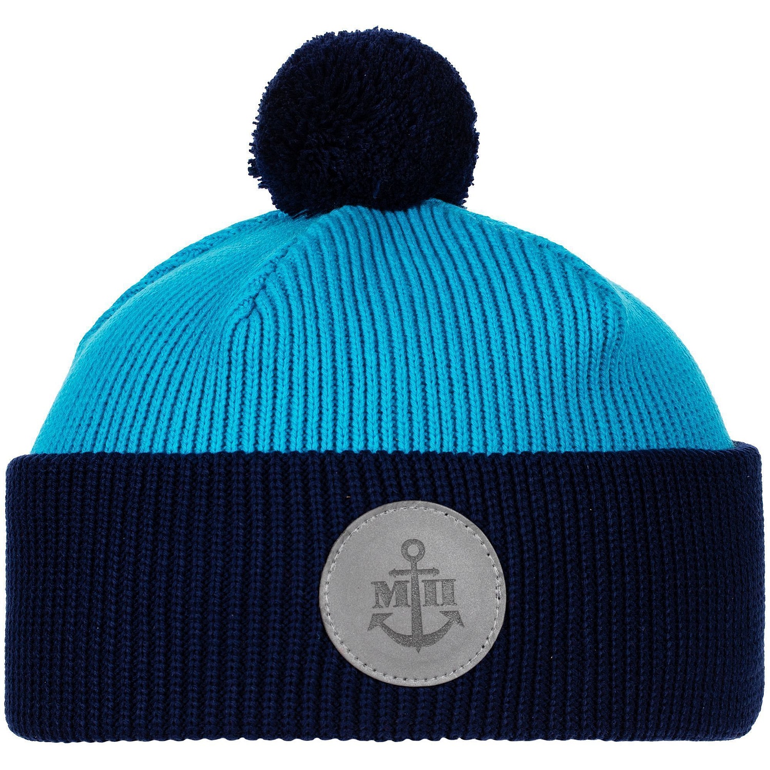 Лейбл светоотражающий Tao Round, L, серый с логотипом