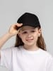 Бейсболка детская Standard Kids, черная с логотипом