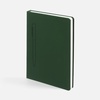 Ежедневник Magnet Shall, недатированный, зеленый с логотипом