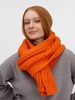 Шарф HappyGo, оранжевый с логотипом