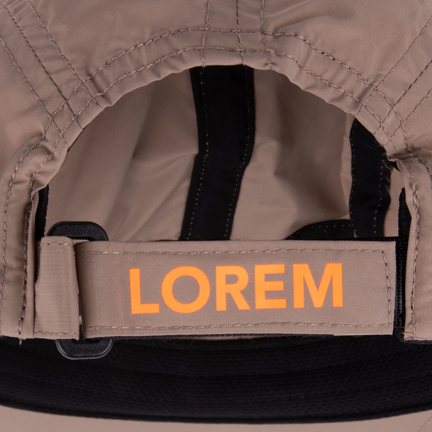 Бейсболка Ben Mac, бежевая с логотипом