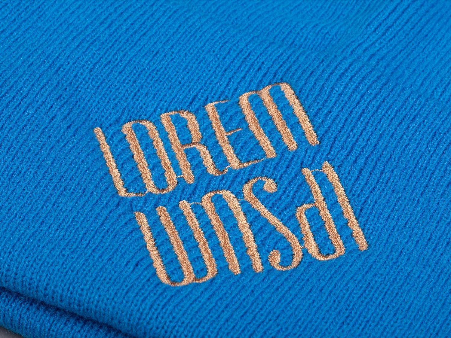 Шапка Urban Flow, ярко-голубая