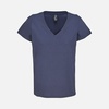 Футболка женская Regent Women с V-образным вырезом, кобальт (темно-синяя) с логотипом