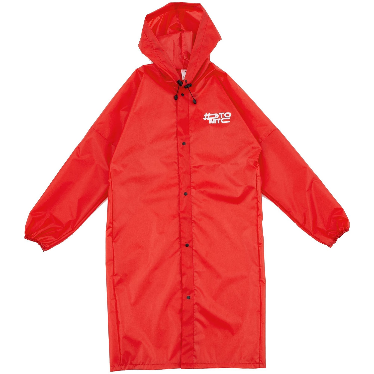 Дождевик унисекс Rainman Strong, красный с логотипом