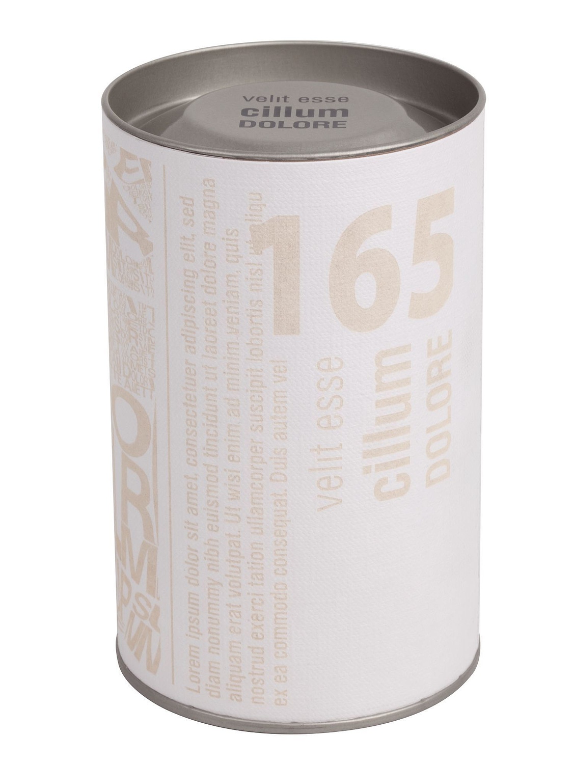 Тубус TeaParty, ver. 2, белый с логотипом