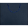 Пакет бумажный Arc L, синий с логотипом
