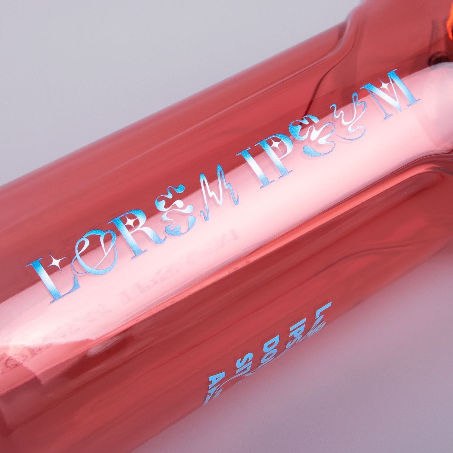 Бутылка для воды Primagrip, красная с логотипом