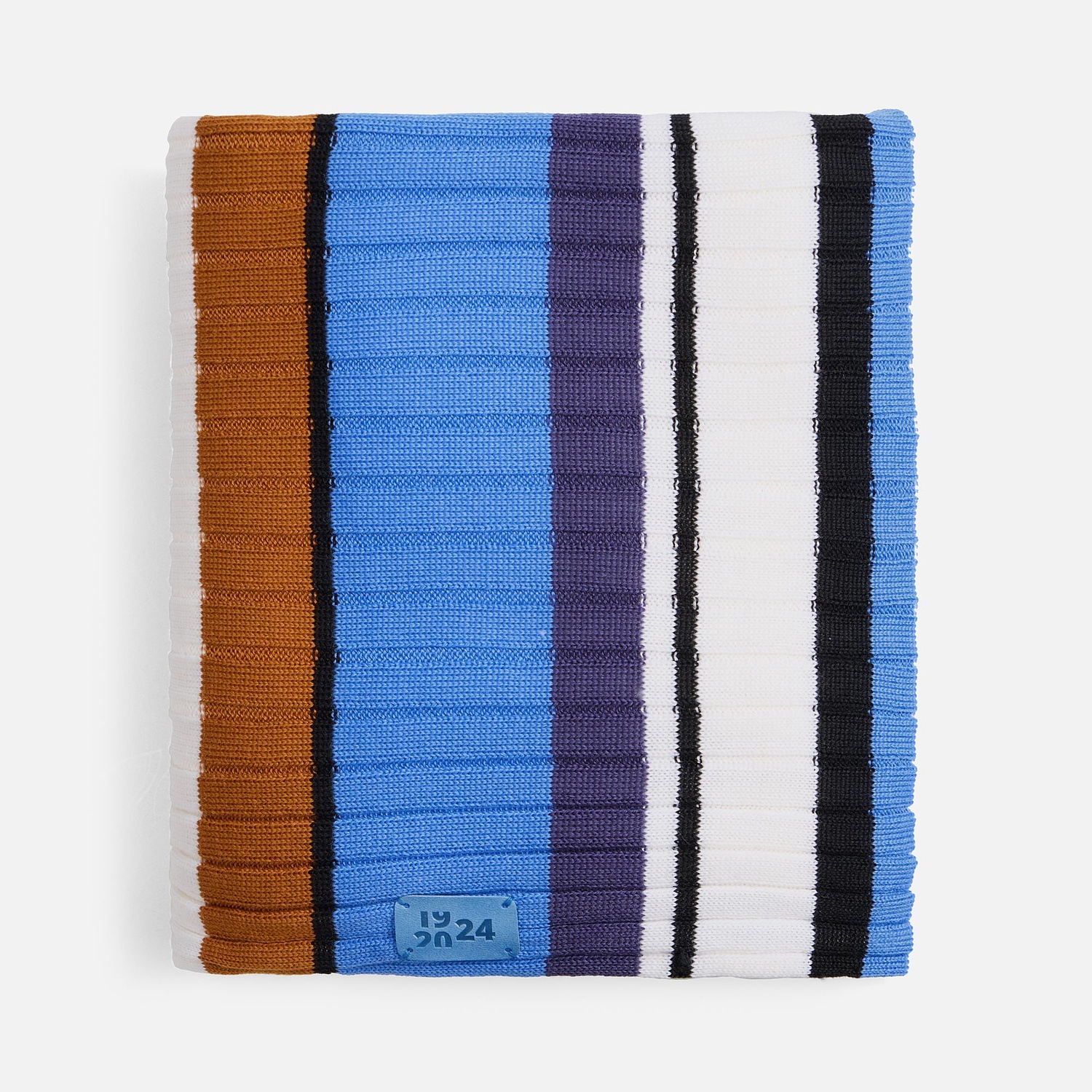 Лейбл Eta Latte, S, голубой с логотипом