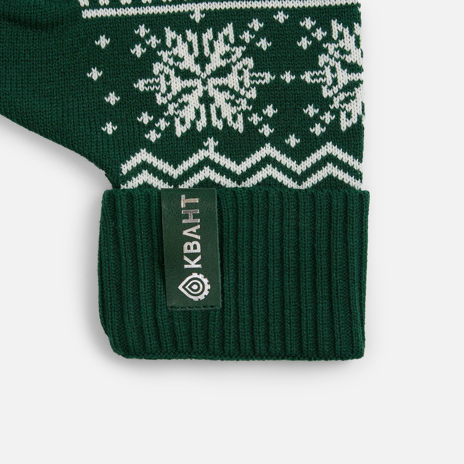 Лейбл кожаный Pasek, S, зеленый