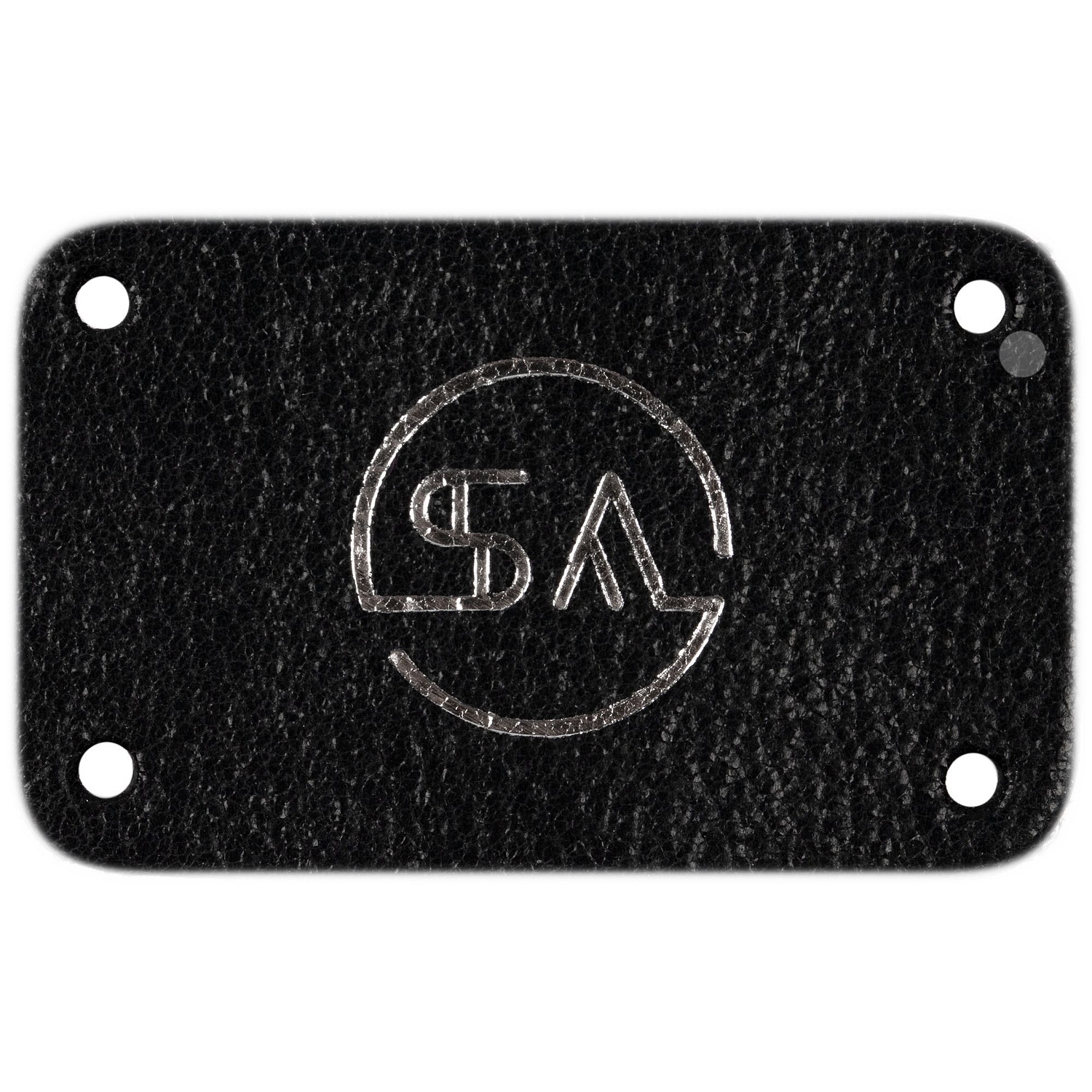 Лейбл кожаный Beta, S, черный с логотипом