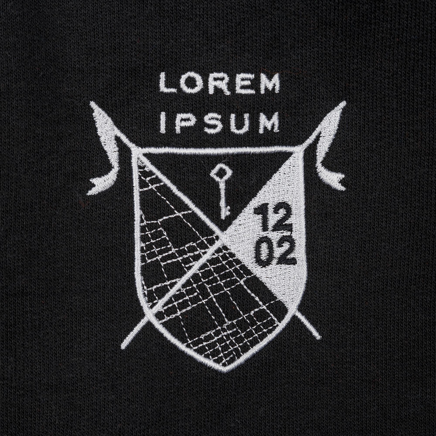 Худи Barta, черное с логотипом