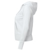 Толстовка женская Hooded Full Zip белая с логотипом
