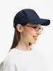 Бейсболка Denimate, темно-синяя с логотипом