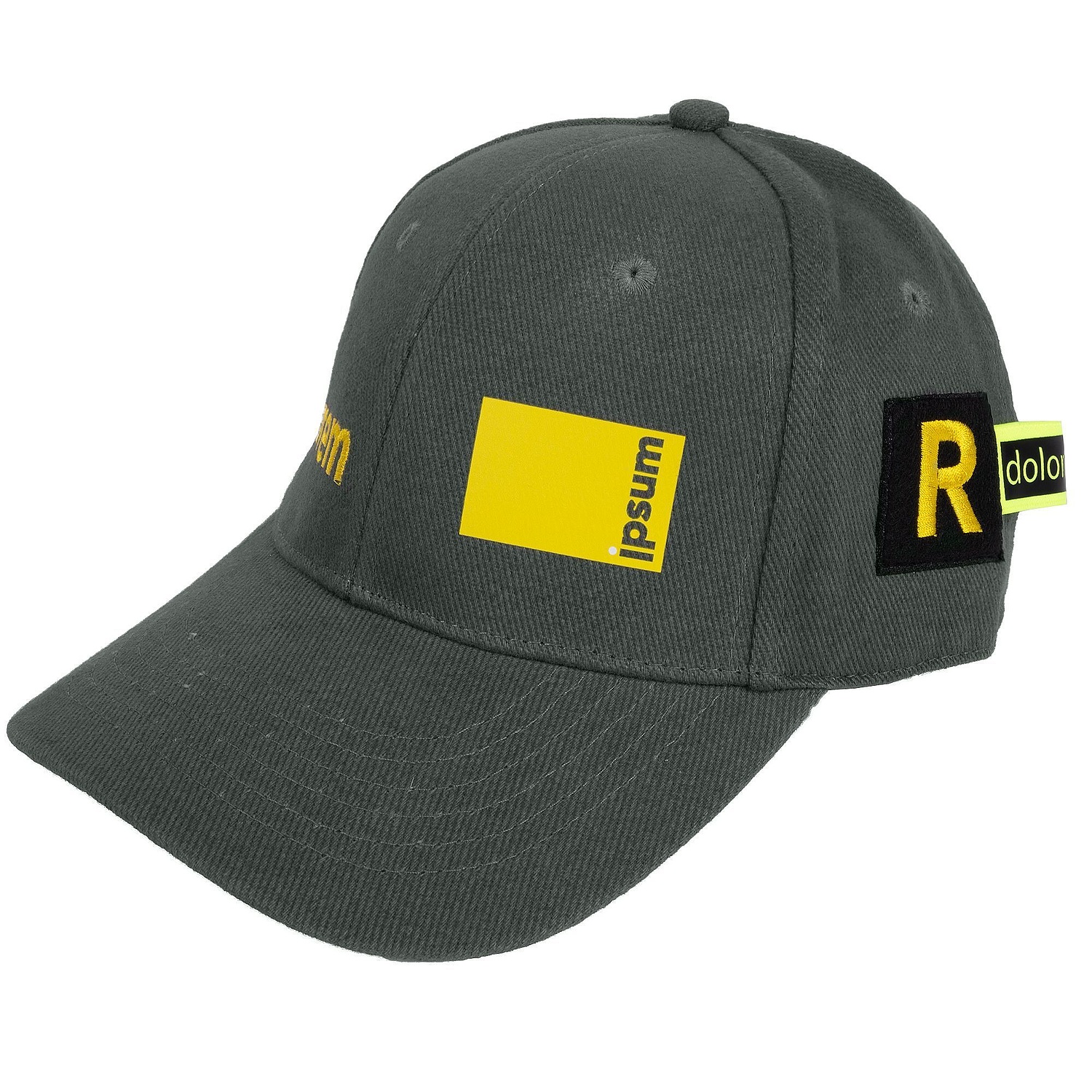 Бейсболка Hillside, серая с логотипом