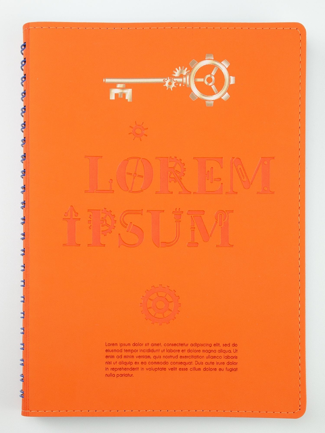 Ежедневник Spring Shall, недатированный, оранжевый с логотипом