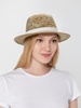 Шляпа Daydream, бежевая с белой лентой с логотипом