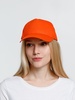 Бейсболка Promo, оранжевая с логотипом