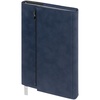 Ежедневник Grace на заказ, недатированный, темно-синий с логотипом
