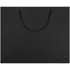 Пакет бумажный Arc L, черный с логотипом