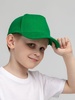 Бейсболка детская Standard Kids, зеленая с логотипом