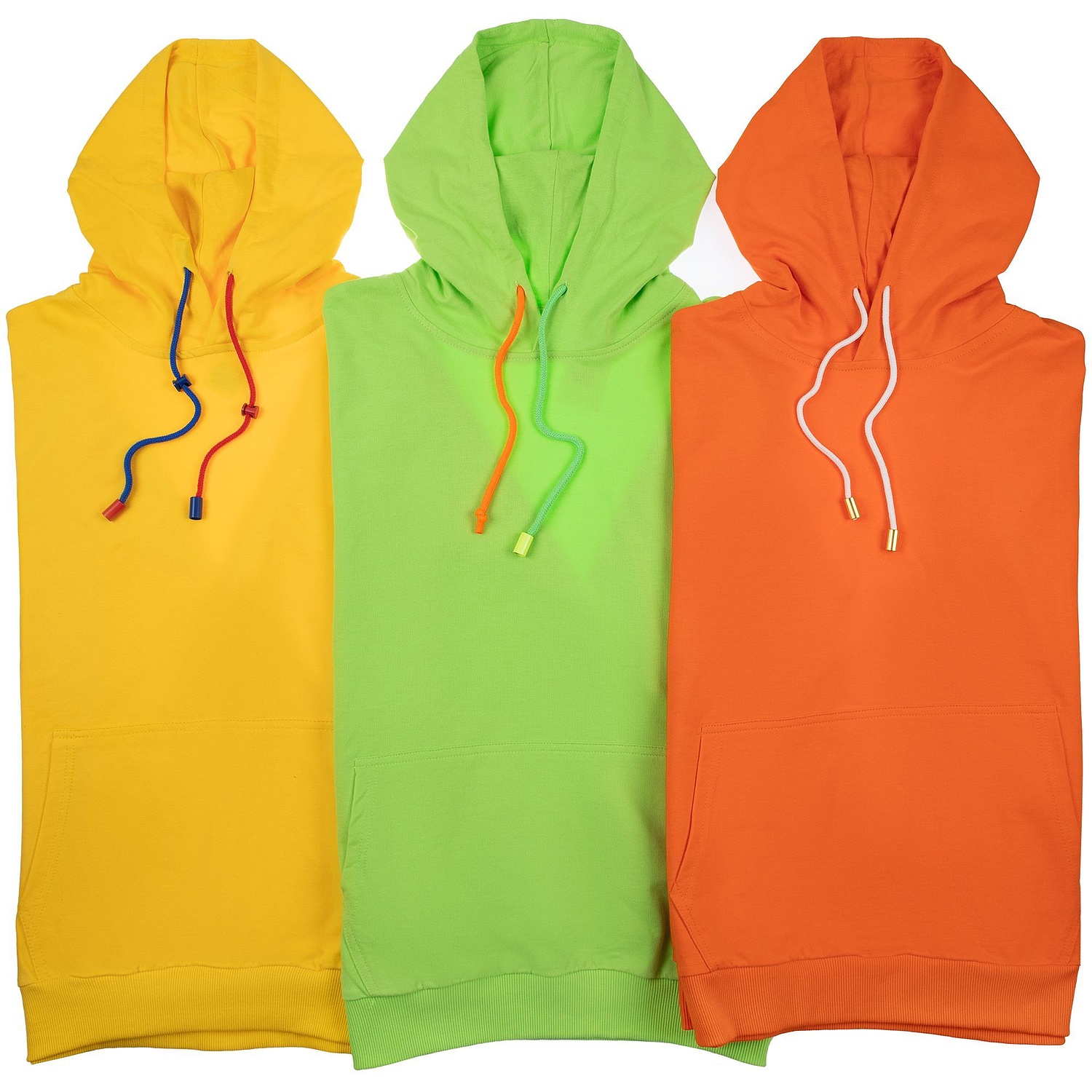 Толстовка с капюшоном Kirenga, зеленая с логотипом