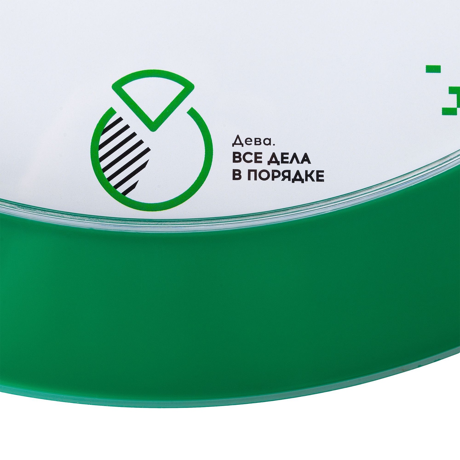 Часы настенные Vivid Large, зеленые