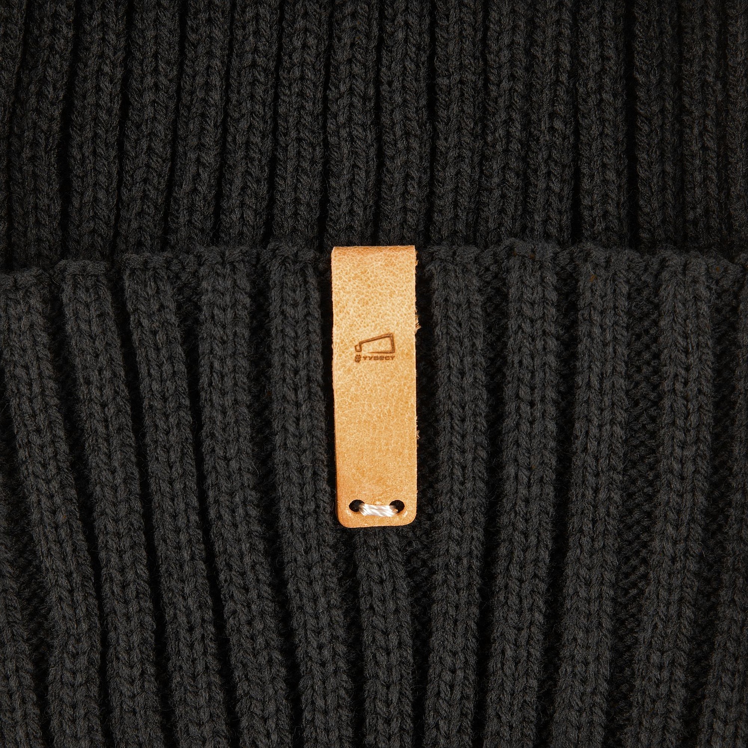 Лейбл кожаный Beta, XS, бежевый с логотипом