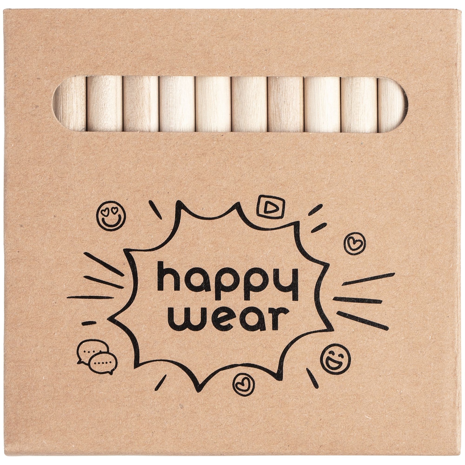 Набор цветных карандашей Pencilvania Middle с логотипом