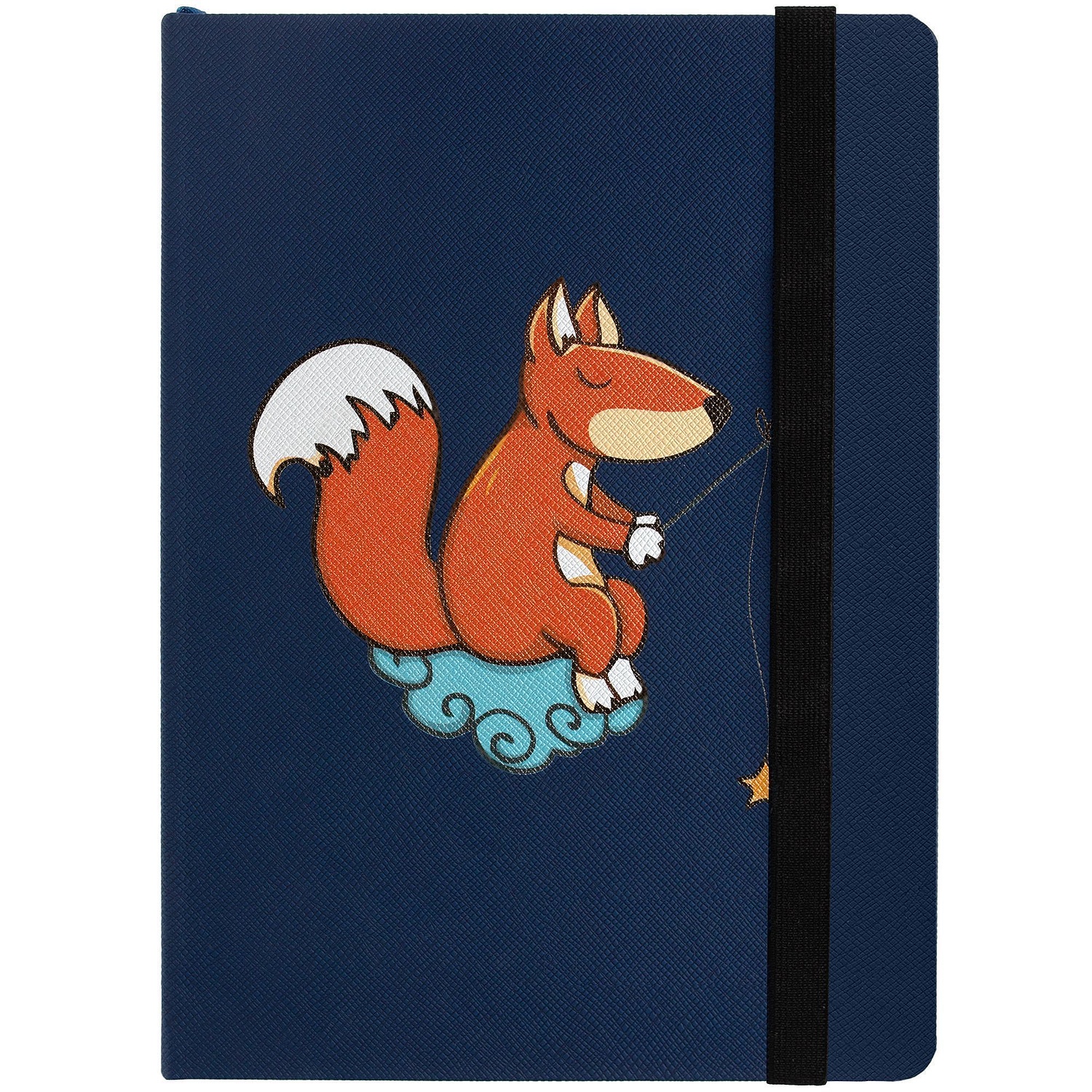 Еженедельник Cheery, недатированный, темно-синий с логотипом