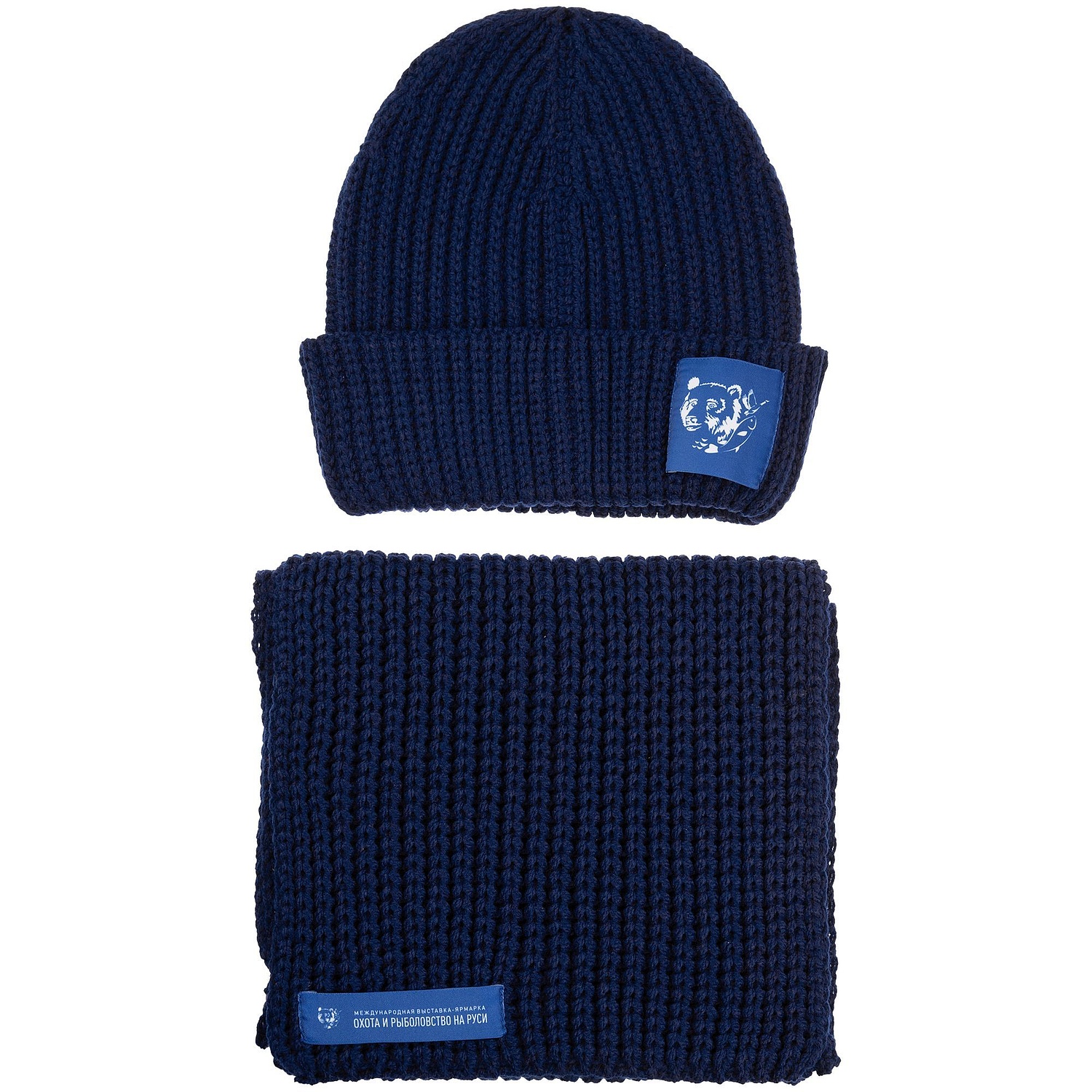 Шарф Nordkapp, темно-синий с логотипом