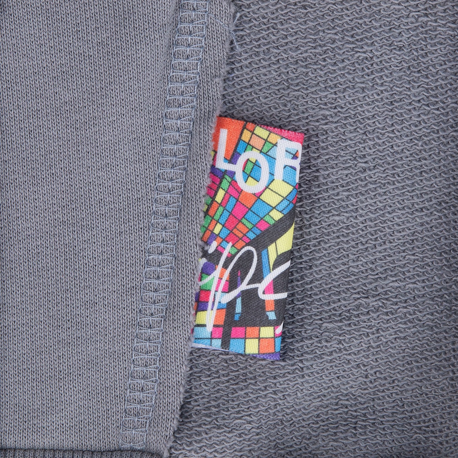 Свитшот оверсайз унисекс Vozduh, черный с логотипом