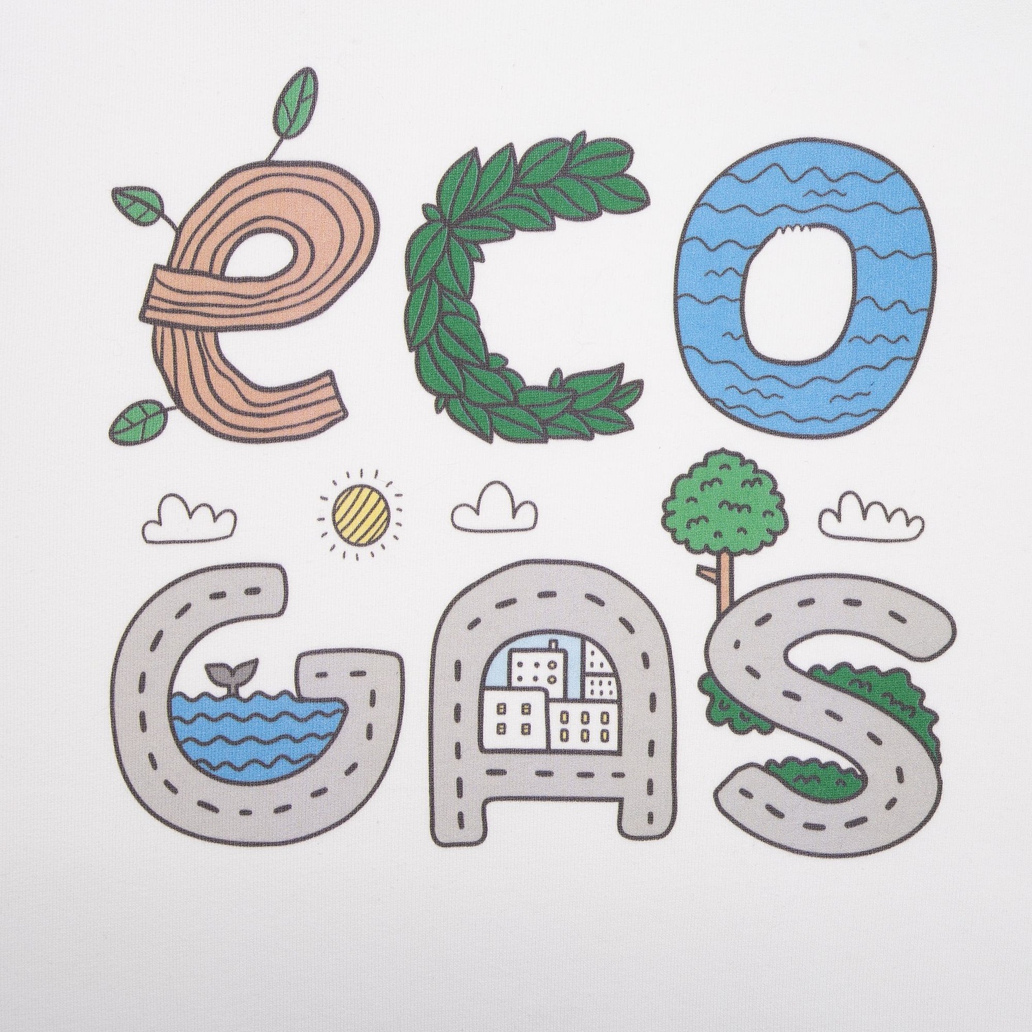 Свитшот унисекс BNC Inspire (Organic), белый с логотипом