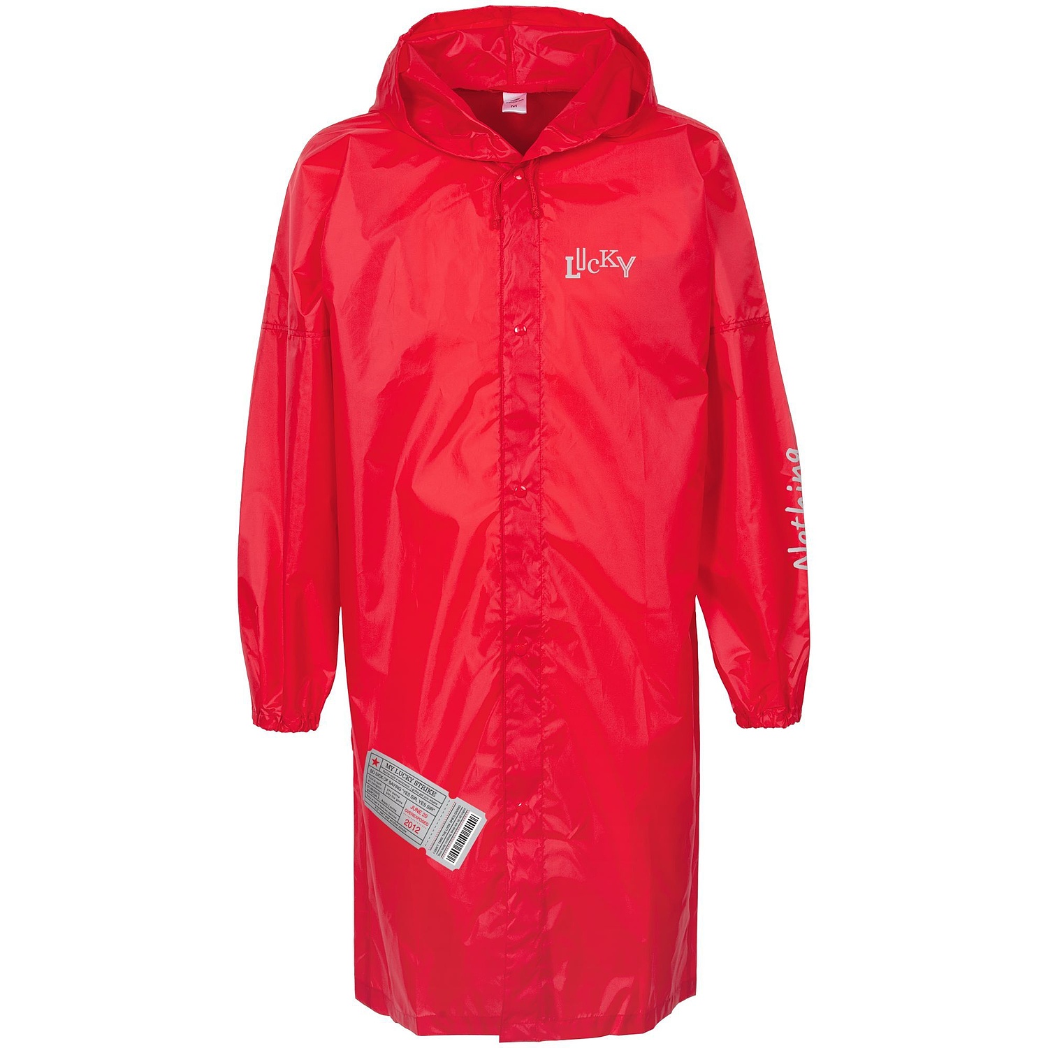 Дождевик Rainman Zip Pro, красный с логотипом