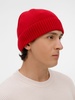 Шапка ComFleece, красная с логотипом