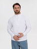 Свитшот на молнии из бифлекса Morfiss, белый, размер XL/XXL