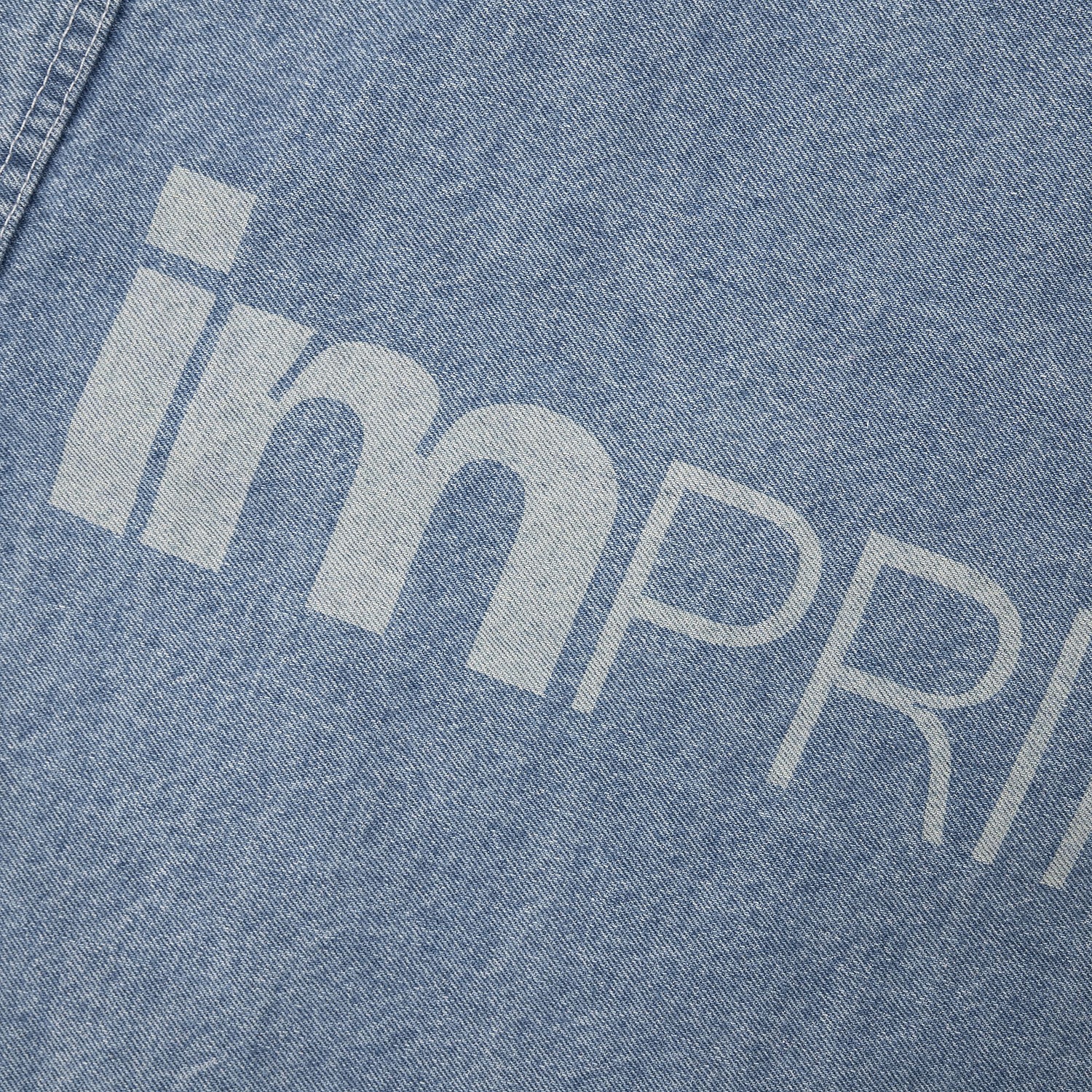 Куртка джинсовая O2, голубая с логотипом