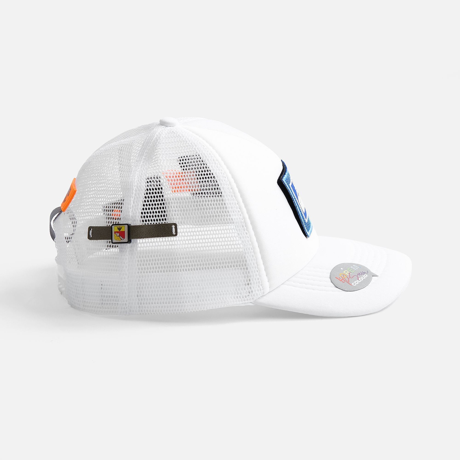 Бейсболка Bubble, черная с белым с логотипом