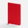 Ежедневник Shall Light, недатированный, красный с логотипом
