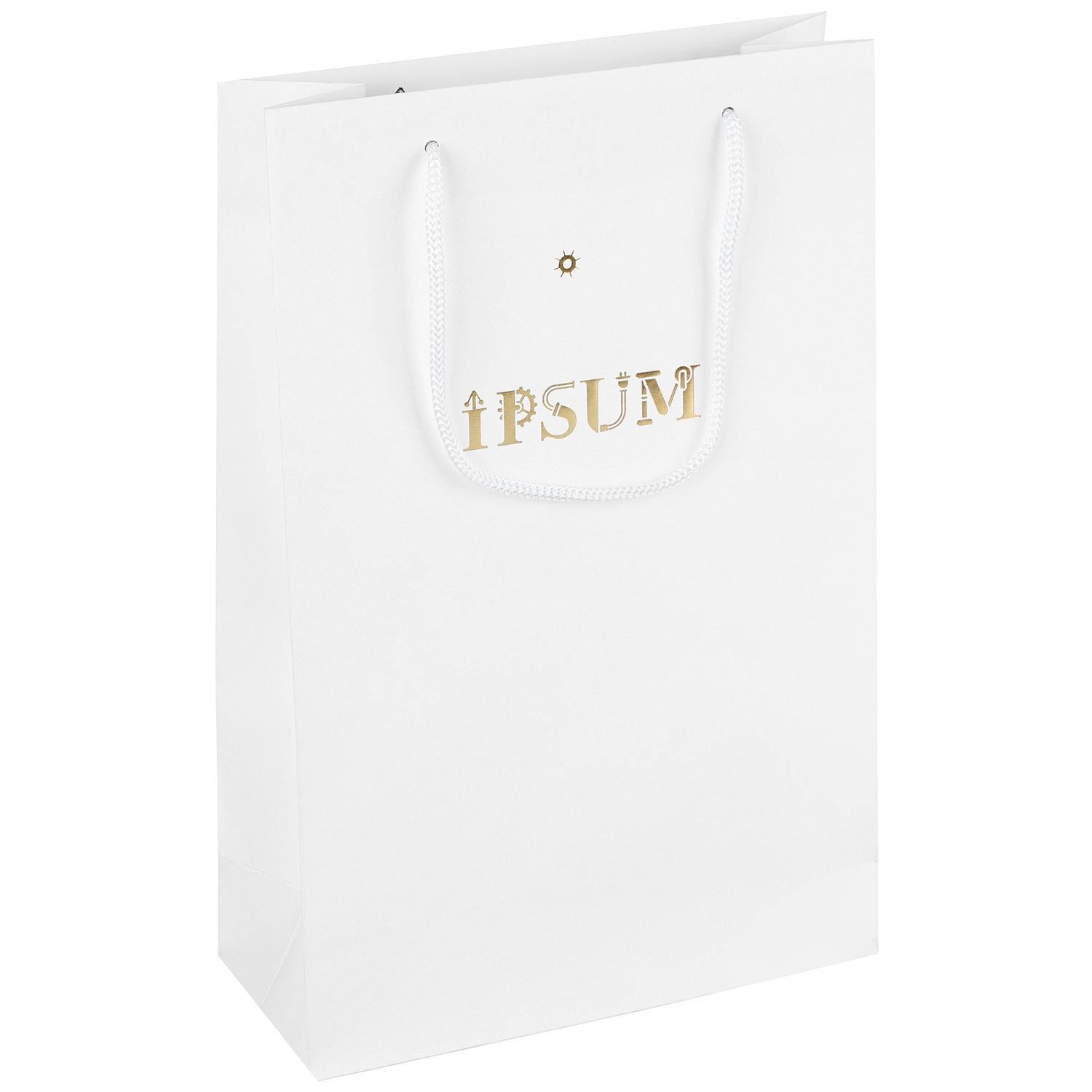 Пакет бумажный Waski M, белый