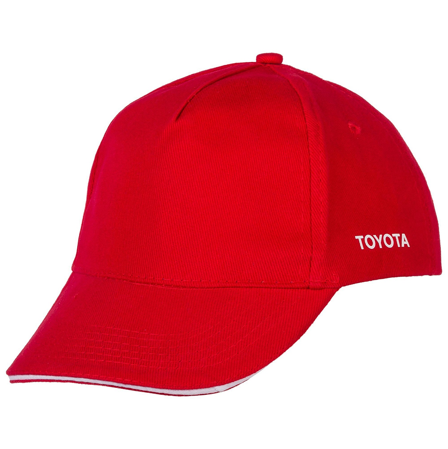 Бейсболка Long Beach, красная с белым