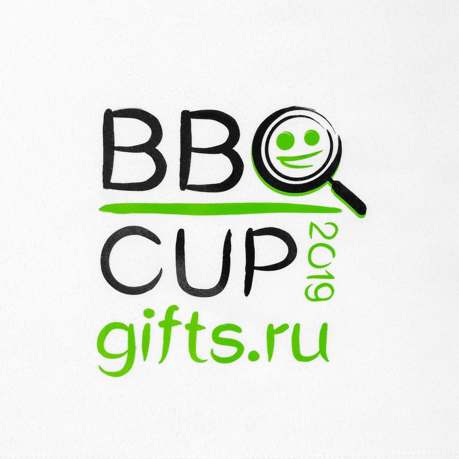 Спортивное полотенце Atoll Medium, белое с логотипом