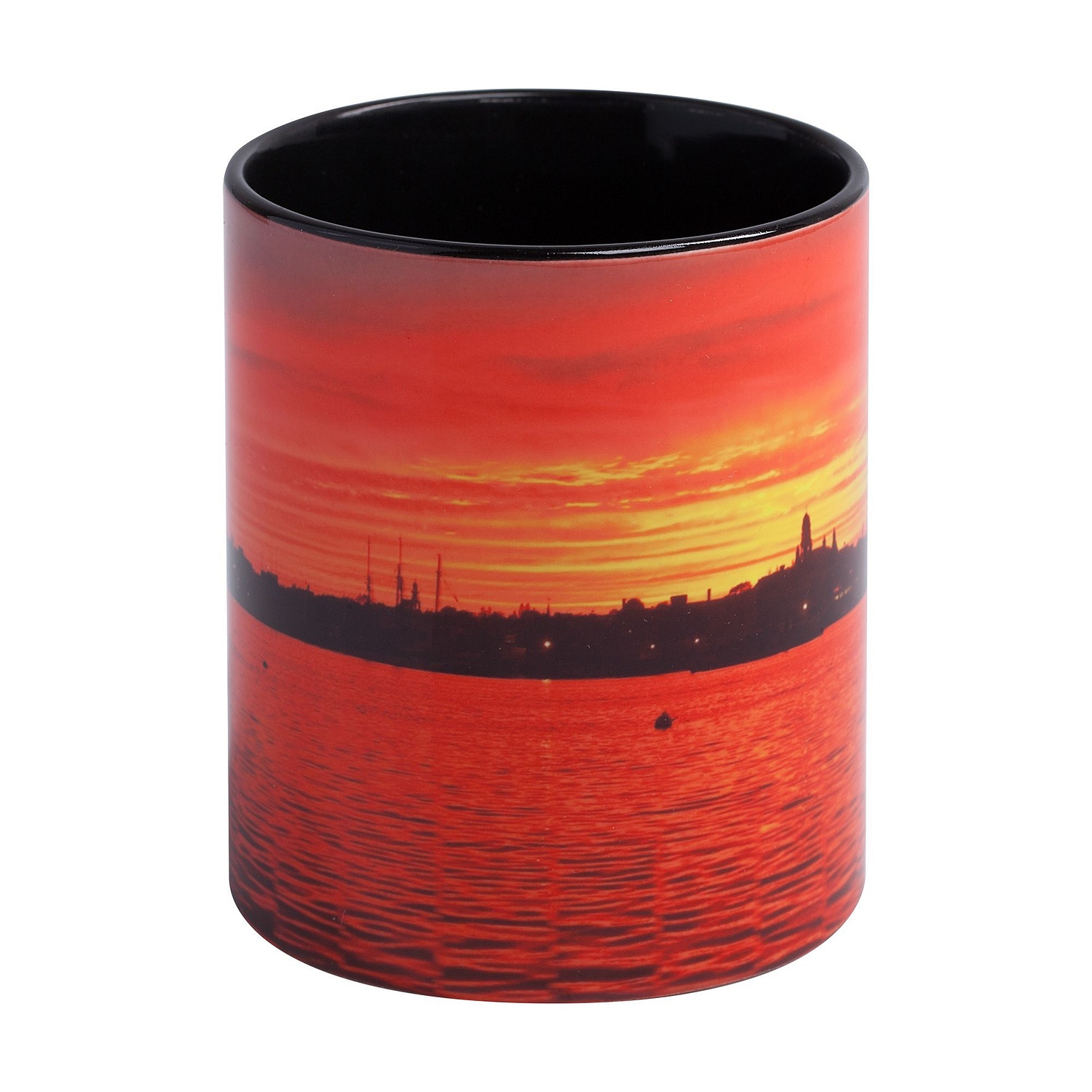 Кружка Promo Plus для сублимационной печати, серая с логотипом