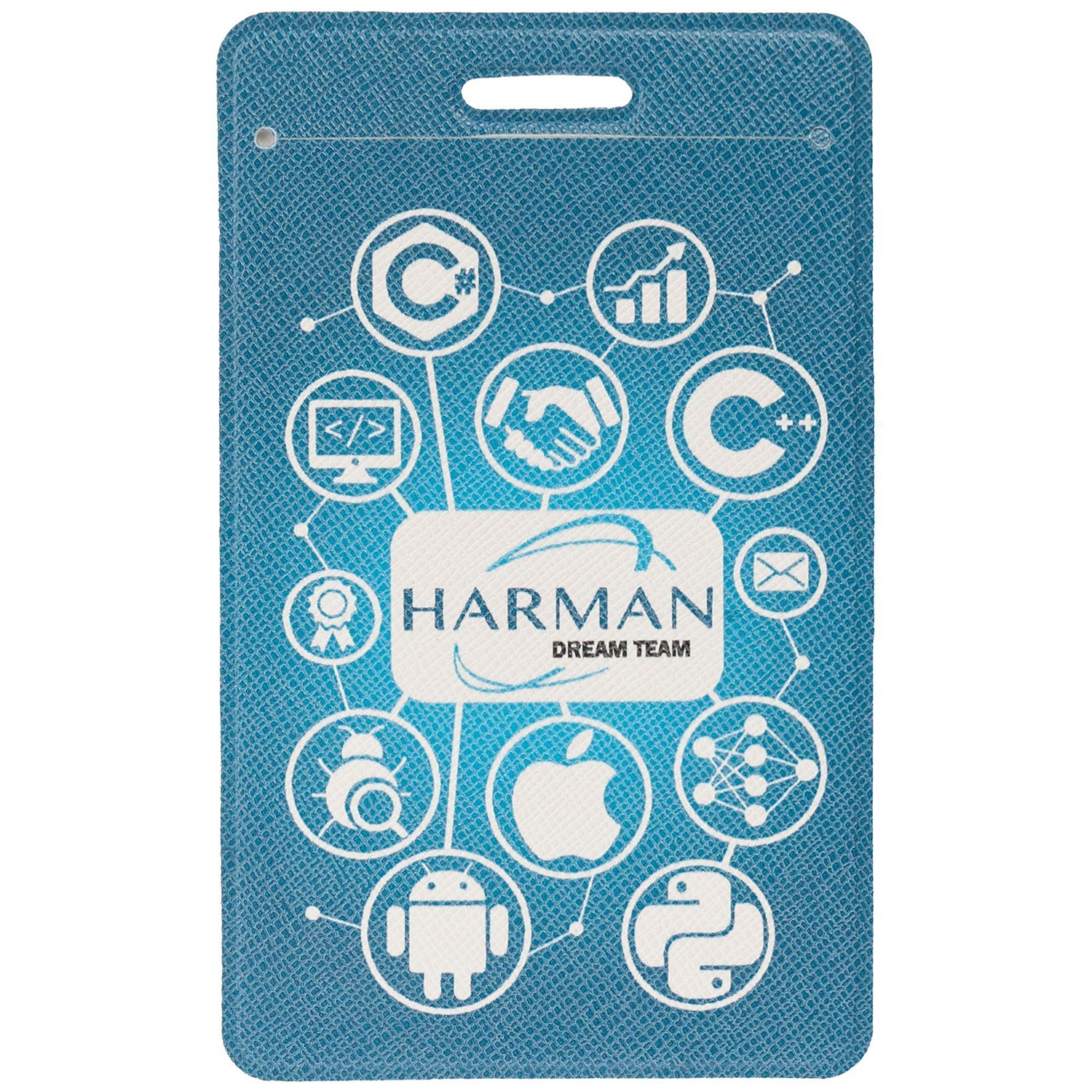 Чехол для пропуска Devon Print на заказ с логотипом