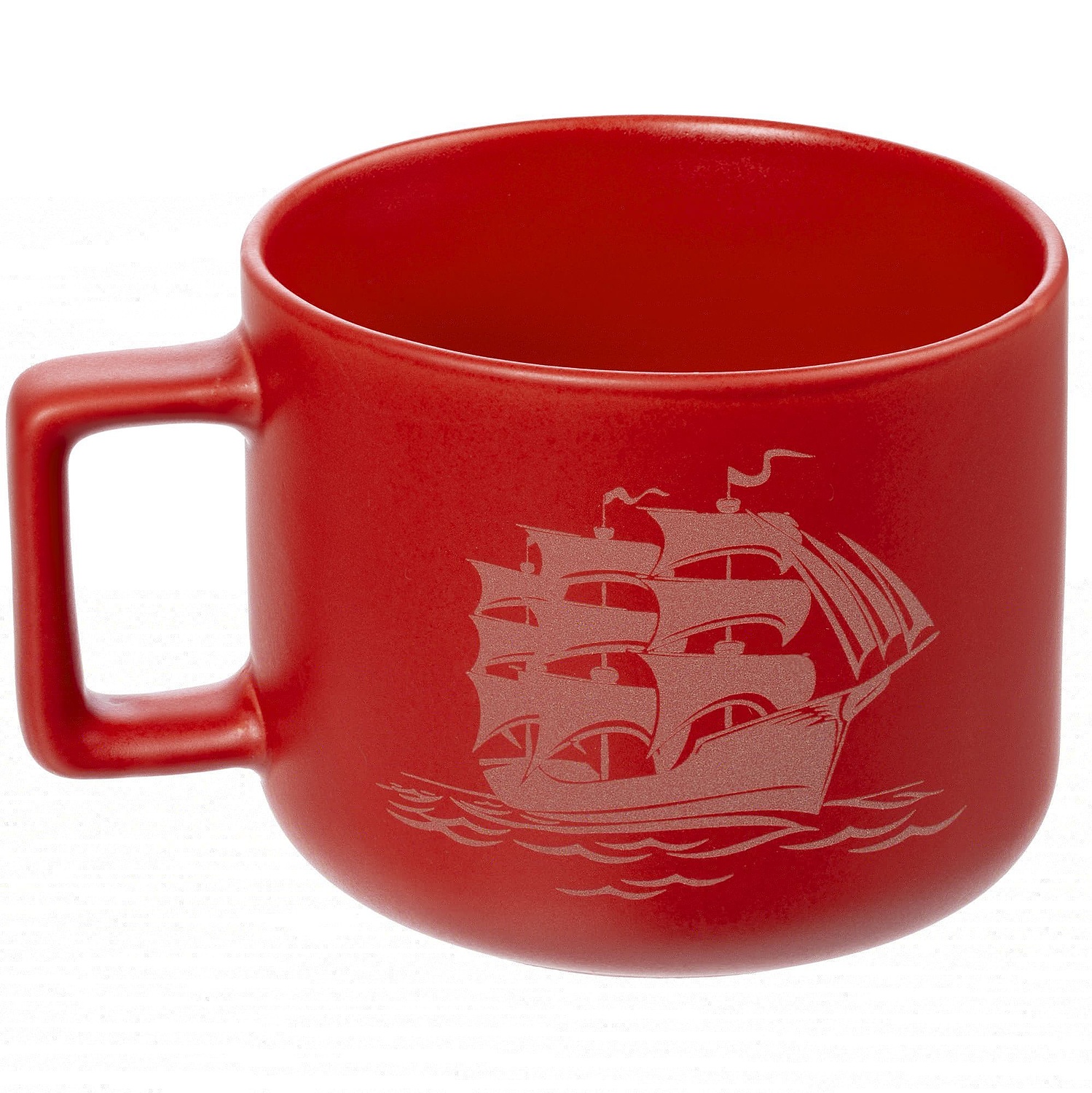 Чашка Jumbo, ver.2, матовая, красная