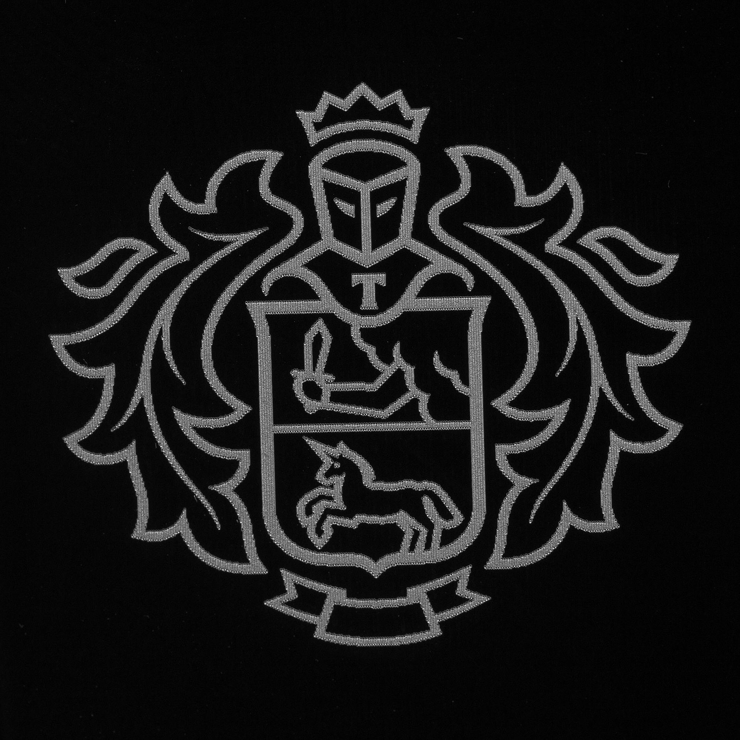 Гейзерная кофеварка Siena, черная с логотипом