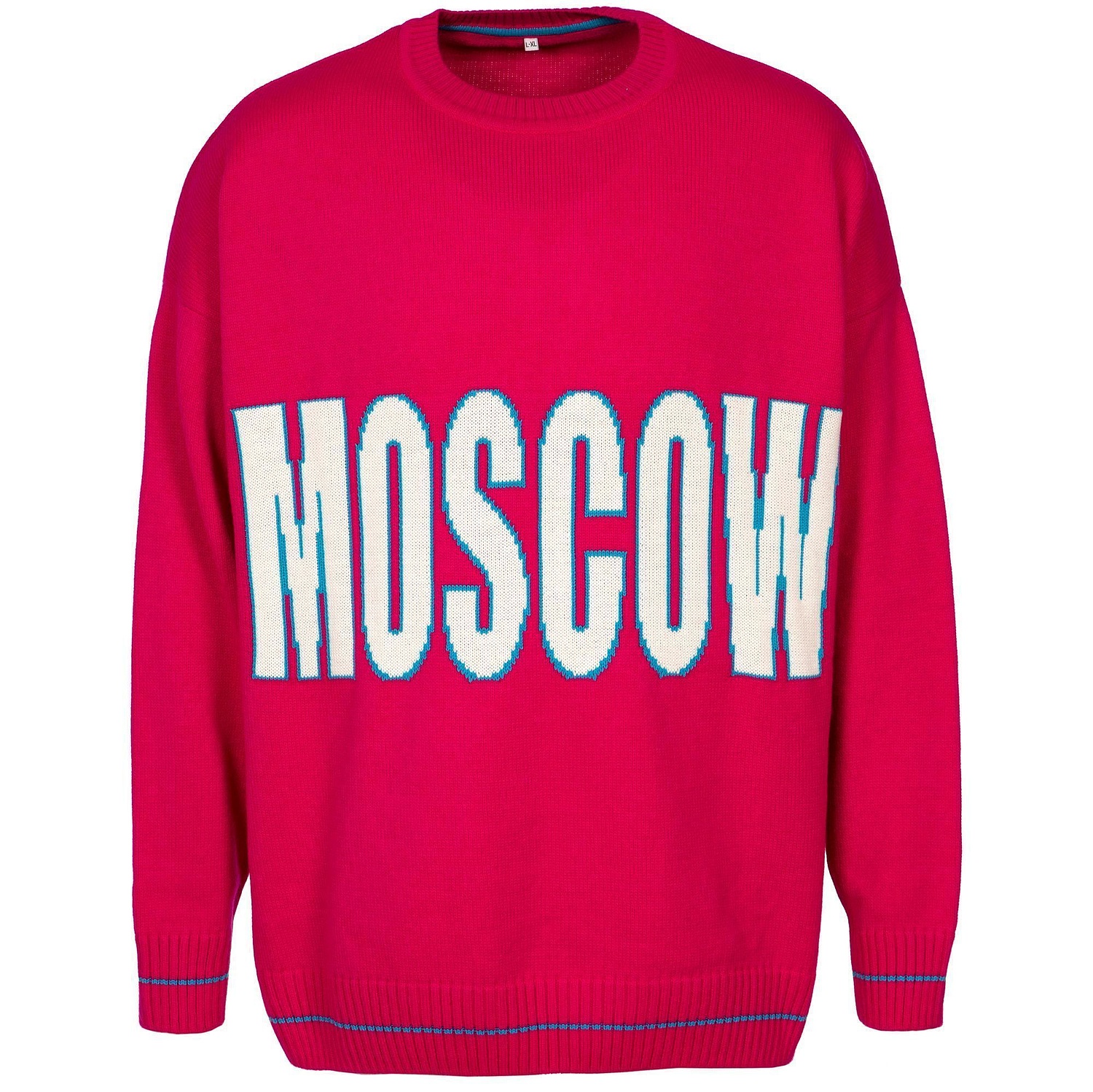 Свитер оверсайз на заказ Tricksy Net, акрил с логотипом