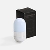 Светильник Compactica, серебристый с логотипом