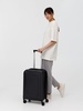 Чемодан Platta, черный с логотипом
